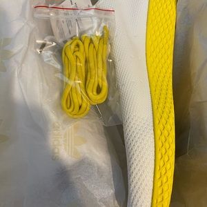 Adidas Pharrell HU tennis new size 13 white/yellow